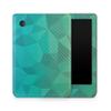 Carbon Fiber E-Reader Skin Compatible with Kobo Clara Colour (2024) - Blue Green Polygon - Premium 3M Vinyl Protective Wrap Decal Cover - Easy to Apply | Crafted in The USA by MightySkins view 1