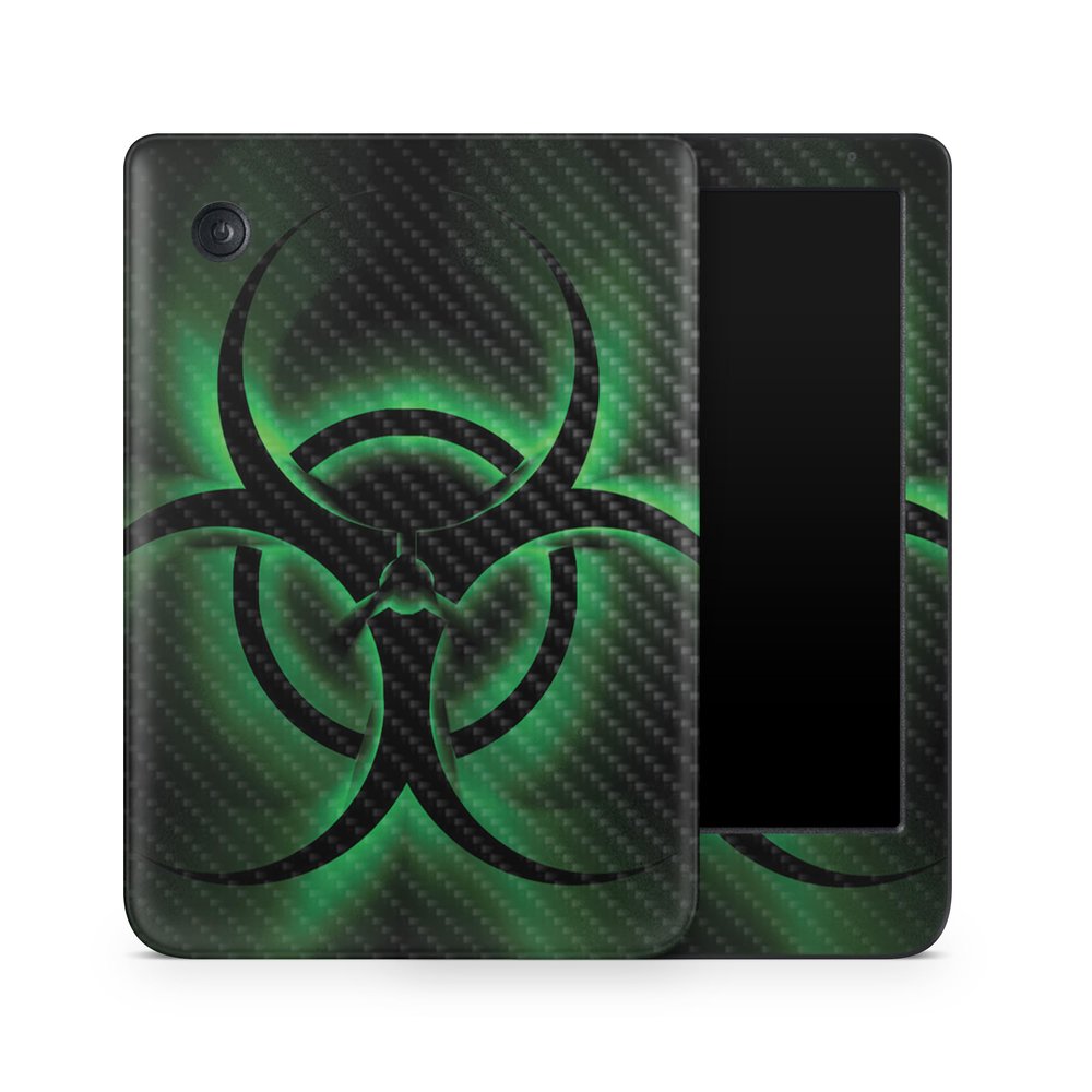Carbon Fiber E-Reader Skin Compatible with Kobo Clara Colour (2024) - Bio Glare - Premium 3M Vinyl Protective Wrap Decal Cover - Easy to Apply | Crafted in The USA by MightySkins