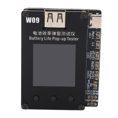 Battery Efficiency Pop Up Tester LCD Display USB Connection Popup Window Detector for 11-15 Series Phone