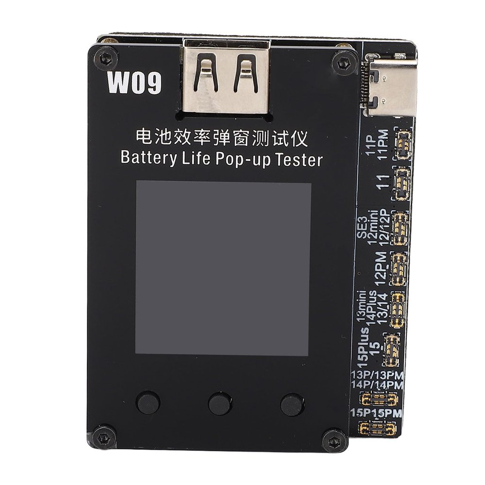Battery Efficiency Pop Up Tester LCD Display USB Connection Popup Window Detector for 11-15 Series Phone