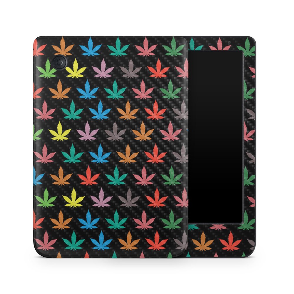 Carbon Fiber E-Reader Skin Compatible with Kobo Clara Colour (2024) - Sticky Icky Icky - Premium 3M Vinyl Protective Wrap Decal Cover - Easy to Apply | Crafted in The USA by MightySkins