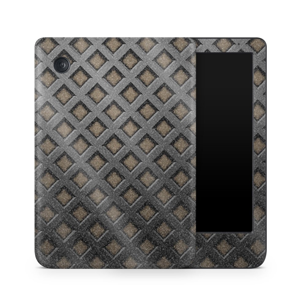 Glossy Glitter E-Reader Skin Compatible with Kobo Clara Colour (2024) - Black Wall - Premium 3M Vinyl Protective Wrap Decal Cover - Easy to Apply | Crafted in The USA by MightySkins