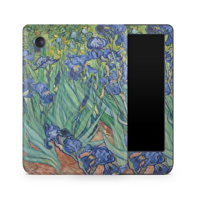 Carbon Fiber E-Reader Skin Compatible with Kobo Clara Colour (2024) - Irises - Premium 3M Vinyl Protective Wrap Decal Cover - Easy to Apply | Crafted in The USA by MightySkins