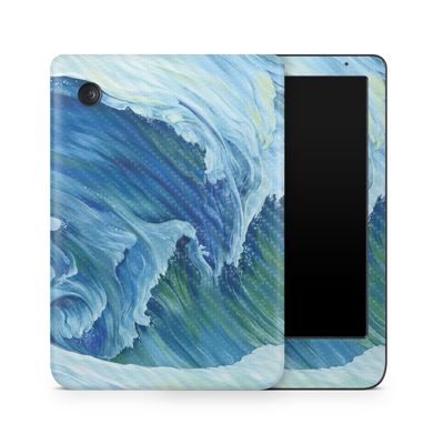 Carbon Fiber E-Reader Skin Compatible with Kobo Clara Colour (2024) - Perfect Wave - Premium 3M Vinyl Protective Wrap Decal Cover - Easy to Apply | Crafted in The USA by MightySkins