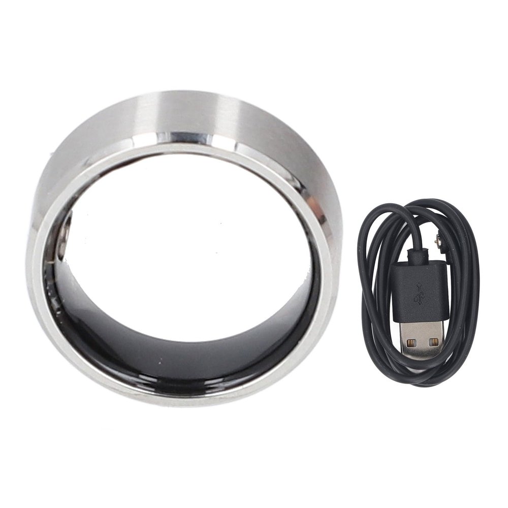 XUMIUZIY Smart Ring Health, Smart Health Ring 50M BLE 5.1 Rechargeable 18mAh Battery Wearable Fitness Ring for Women Men (#9)