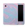 Carbon Fiber E-Reader Skin Compatible with Kobo Clara Colour (2024) - Cotton Candy Swirl - Premium 3M Vinyl Protective Wrap Decal Cover - Easy to Apply | Crafted in The USA by MightySkins view 1