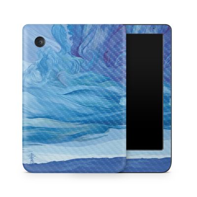 Carbon Fiber E-Reader Skin Compatible with Kobo Clara Colour (2024) - Cell Phone Towers - Premium 3M Vinyl Protective Wrap Decal Cover - Easy to Apply | Crafted in The USA by MightySkins