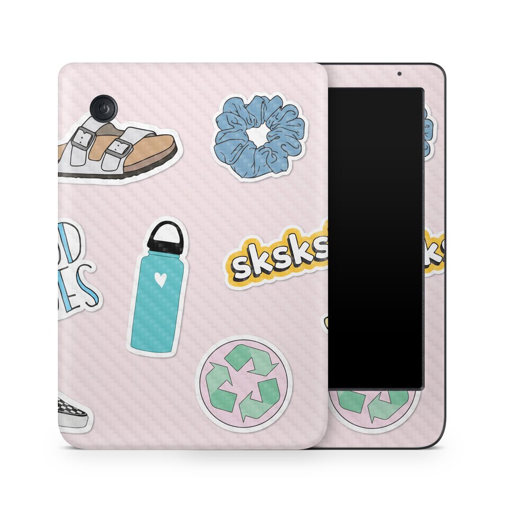 Carbon Fiber E-Reader Skin Compatible with Kobo Clara Colour (2024) - VSCO1 - Premium 3M Vinyl Protective Wrap Decal Cover - Easy to Apply | Crafted in The USA by MightySkins
