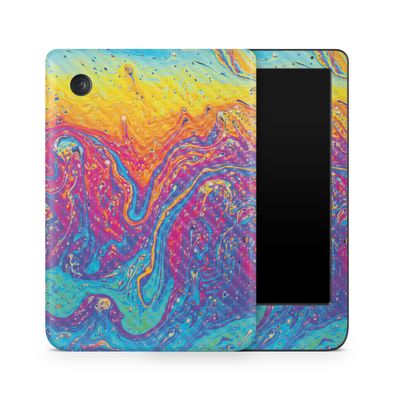 Carbon Fiber E-Reader Skin Compatible with Kobo Clara Colour (2024) - Paint Currents - Premium 3M Vinyl Protective Wrap Decal Cover - Easy to Apply | Crafted in The USA by MightySkins