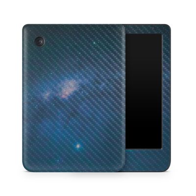 Carbon Fiber E-Reader Skin Compatible with Kobo Clara Colour (2024) - Night Sky - Premium 3M Vinyl Protective Wrap Decal Cover - Easy to Apply | Crafted in The USA by MightySkins