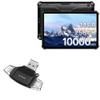 BoxWave Smart Gadget Compatible with Oukitel RT5 - AllReader SD Card Reader, microSD Card Reader SD Compact USB - Jet Black view 1
