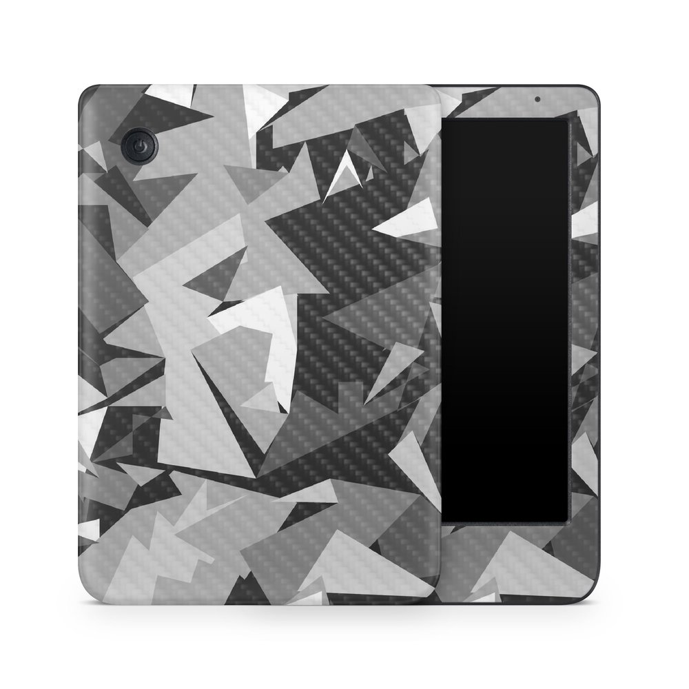 Carbon Fiber E-Reader Skin Compatible with Kobo Clara Colour (2024) - Mono Camo - Premium 3M Vinyl Protective Wrap Decal Cover - Easy to Apply | Crafted in The USA by MightySkins