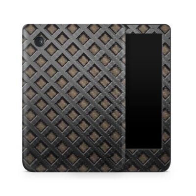 Carbon Fiber E-Reader Skin Compatible with Kobo Clara Colour (2024) - Black Wall - Premium 3M Vinyl Protective Wrap Decal Cover - Easy to Apply | Crafted in The USA by MightySkins
