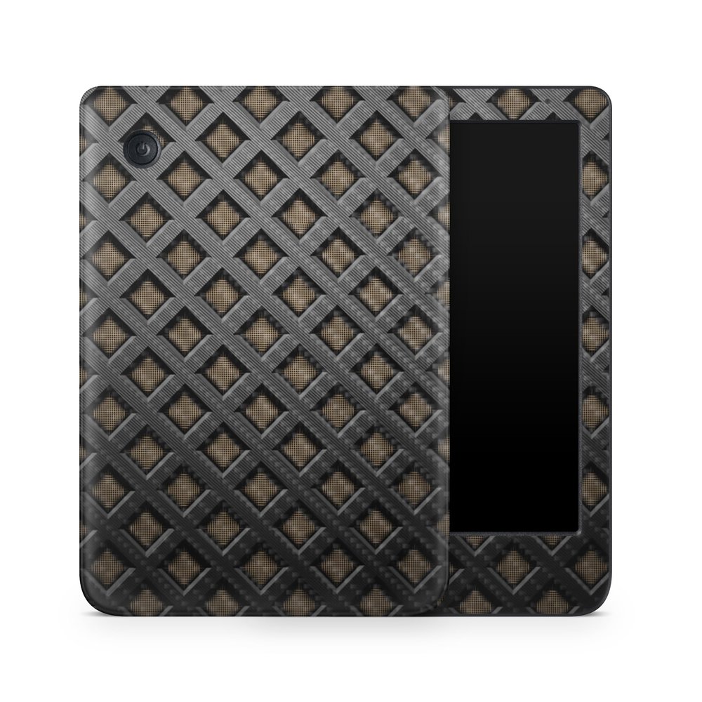Carbon Fiber E-Reader Skin Compatible with Kobo Clara Colour (2024) - Black Wall - Premium 3M Vinyl Protective Wrap Decal Cover - Easy to Apply | Crafted in The USA by MightySkins