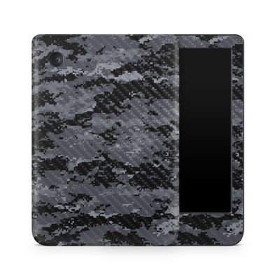 Carbon Fiber E-Reader Skin Compatible with Kobo Clara Colour (2024) - Digital Camo - Premium 3M Vinyl Protective Wrap Decal Cover - Easy to Apply | Crafted in The USA by MightySkins