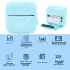 Small Lightweight Pocket Printer, Inkless Black and White Printing, for iOS and for Android with Fun Print APP (Blue) view 2