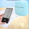 Small Lightweight Pocket Printer, Inkless Black and White Printing, for iOS and for Android with Fun Print APP (Blue) view 3