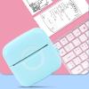 Small Lightweight Pocket Printer, Inkless Black and White Printing, for iOS and for Android with Fun Print APP (Blue) view 4