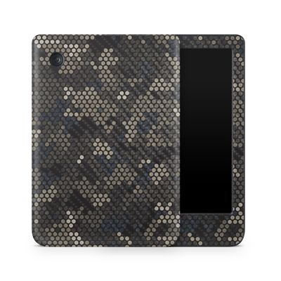 Carbon Fiber E-Reader Skin Compatible with Kobo Clara Colour (2024) - Camo Dots - Premium 3M Vinyl Protective Wrap Decal Cover - Easy to Apply | Crafted in The USA by MightySkins