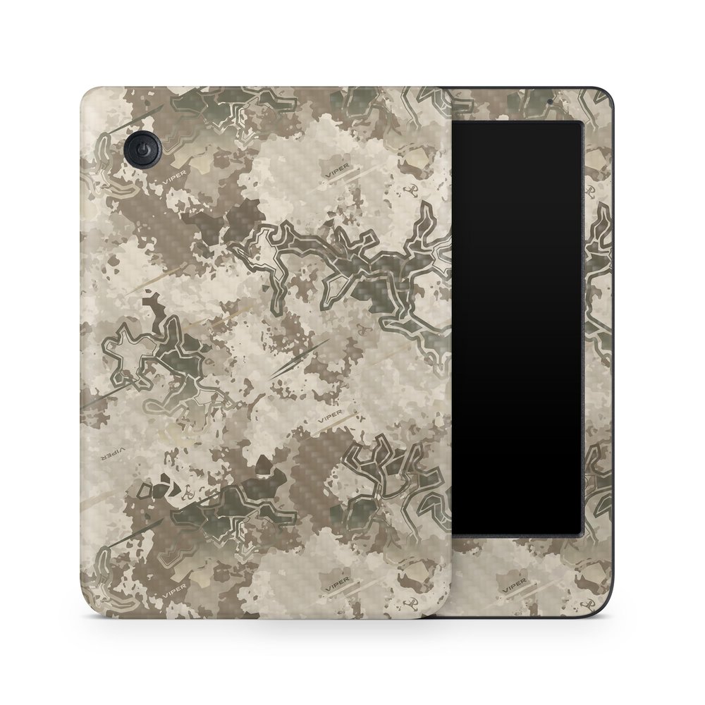 Carbon Fiber E-Reader Skin Compatible with Kobo Clara Colour (2024) - Viper Western - Premium 3M Vinyl Protective Wrap Decal Cover - Easy to Apply | Crafted in The USA by MightySkins