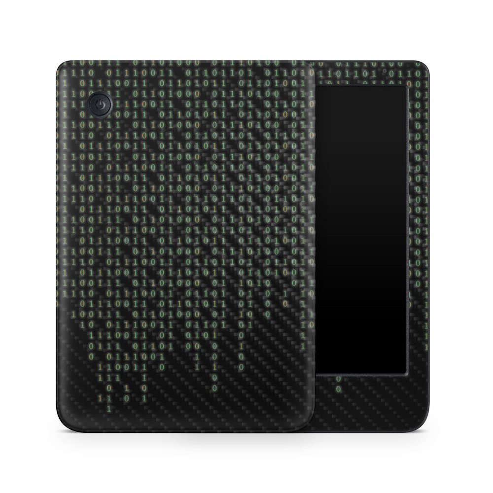 Carbon Fiber E-Reader Skin Compatible with Kobo Clara Colour (2024) - Red Pill - Premium 3M Vinyl Protective Wrap Decal Cover - Easy to Apply | Crafted in The USA by MightySkins