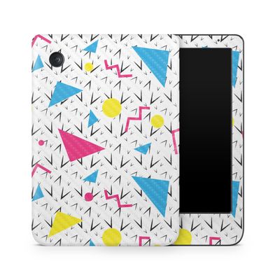Carbon Fiber E-Reader Skin Compatible with Kobo Clara Colour (2024) - 90s Fun - Premium 3M Vinyl Protective Wrap Decal Cover - Easy to Apply | Crafted in The USA by MightySkins