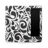 Carbon Fiber E-Reader Skin Compatible with Kobo Clara Colour (2024) - Swirly Black - Premium 3M Vinyl Protective Wrap Decal Cover - Easy to Apply | Crafted in The USA by MightySkins view 1