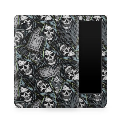 Carbon Fiber E-Reader Skin Compatible with Kobo Clara Colour (2024) - Wall of Death - Premium 3M Vinyl Protective Wrap Decal Cover - Easy to Apply | Crafted in The USA by MightySkins