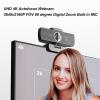 KIMISS 4K USB Webcam 8MP 30 e Auto Focus UHD Web Camera with Noise Reduction Phone for Video Conferencing, Studying, and Live Streaming view 2