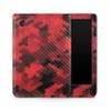 Carbon Fiber E-Reader Skin Compatible with Kobo Clara Colour (2024) - Red Hexa Camo - Premium 3M Vinyl Protective Wrap Decal Cover - Easy to Apply | Crafted in The USA by MightySkins view 1