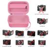 Grapsa Digital Camera Case Compatible with TEBNGIHNM for Duluvulu for Oiadek for zheozeig for Zostuic for Toiauaha 4K Vlogging Camera. Storage Holder Bag for Canon PowerShot (Box Only) - Pink view 2
