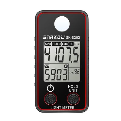 BSEWO Illuminance Meter,Color Temperature Tester High Precise Illuminance Meter 0.5-300000LUX LED Illumination Test Meter Photographic Luminance Measuring Device