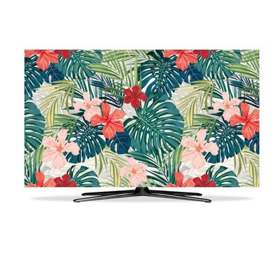 22-80 Inches TV Cover, Polyester Dust Proof TV Screen Protector Cover Fabric for LCD LED,Smooth Soft Dust Cover Indoor Bedroom Living Room Decor(Size:43IN,Color:B)