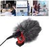 Phefop Noise Reduction Directional Microphone Condenser Mic for SLR Camera, Portable Video, Mic for SLR Camera, Clear Sound Pickup, with Smartphone view 2