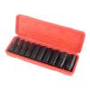 PZLVAME 1/2 Inch Deep Impact Socket Tool Set, 10pcs 6 Point Head Socket, High Hardness, Quick Repair, Chrome Vanadium Steel view 2
