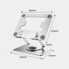 MAKEJ Laptop Stand with Rotatable Tablet Stand Foldable and Portable Alloy for Increased Vertical Heat Dissipation(OneColor) view 2