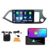 4G+64G CarPlay Android Auto Navigation Stereo GPS Radio Reverse Camera Display 9" IPS Touchscreen Headunit Tablet Pad Media Player for Kia Picanto Morning 2011-2016 RHD, if Applicable Quad Core view 1