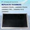 8" LCD Monitor Display with Touch Screen Navigation Digitizer Compatible with Toyota Highlander 2014 2015 2016 2017 2018 2019 Replace LA080WV2-TD01 view 3