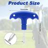 NQEUEPN Adjustable Golf Wrench with Plastic Handle, Golf Driver Tool (T20) view 2