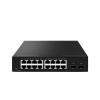 BAISULI Business Ethernet switches 16 Port Gigabit Managed Switch 1000Mbps Ethernet Network Switcher with 1G SFP Port Web Management/802.1Q/VLAN/QOS view 1