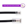 15FT-4Pack RJ45 8P4C to RJ11 6P4C for telephone signal(TEL port) for Landline Telephone Service Fax or Answering, Analog Phone, XXX: NOT for NETWORK signal for Ethernet Device CAT(LAN port), PC view 3