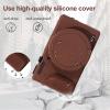 Rieibi Silicone Case for G7X Mark III Case, G7X Mark III Accessories with 2 pcs sreen Protectors,Detachable Lens Cover for G7X Mark III Cover view 4