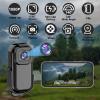FOSA Small Action Camera, Camera 1080P Pet Collar Camera, Compact Action Camera 140 Wide Angle Video with 0.96 inch LCD Display for Mountain Biking, Pet, Travel. view 2
