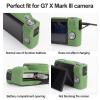 Rieibi Silicone Case for Canon G7X Mark III Case, G7X Mark III Accessories with 2 pcs sreen Protectors,Detachable Lens Cover for Canon G7X Mark III Cover view 2