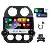 [2G+64G] Car Radio for Jeep Compass Patriot 2010-2016 Dual Knob Stereo with Wireless CarPlay/Android Auto 10.1 inch Touch Screen Head Unit Android 13.0 with BT/WiFi/DSP/GPS/SWC/RDS/FM/Backup Camera view 1