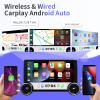 [2G+64G] Car Radio for Jeep Compass Patriot 2010-2016 Dual Knob Stereo with Wireless CarPlay/Android Auto 10.1 inch Touch Screen Head Unit Android 13.0 with BT/WiFi/DSP/GPS/SWC/RDS/FM/Backup Camera view 3