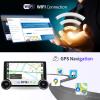 [2G+64G] Car Radio for Jeep Compass Patriot 2010-2016 Dual Knob Stereo with Wireless CarPlay/Android Auto 10.1 inch Touch Screen Head Unit Android 13.0 with BT/WiFi/DSP/GPS/SWC/RDS/FM/Backup Camera view 4