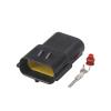 1/5/10Set 3Pin Auto Waterprof Wire Connector P1ug Car Sealed Truck Female Male Socket 174357-2 174359-2 DJ70316Y-1.8-11(M,1 Set) view 1