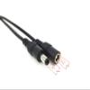 2pcs 16.4ft Black 5.5mm x 2.5mm DC Plug Extension Cable DC Extension Cable Cord 12V 5.5mm x 2.5mm Barrel Male Plug Connector view 2