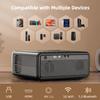 FUDONI GC666 Bluetooth Projector and S1 Netflix Projector, Native 1080P 4K Supported, Outdoor Movie Projector for Home Theater view 3